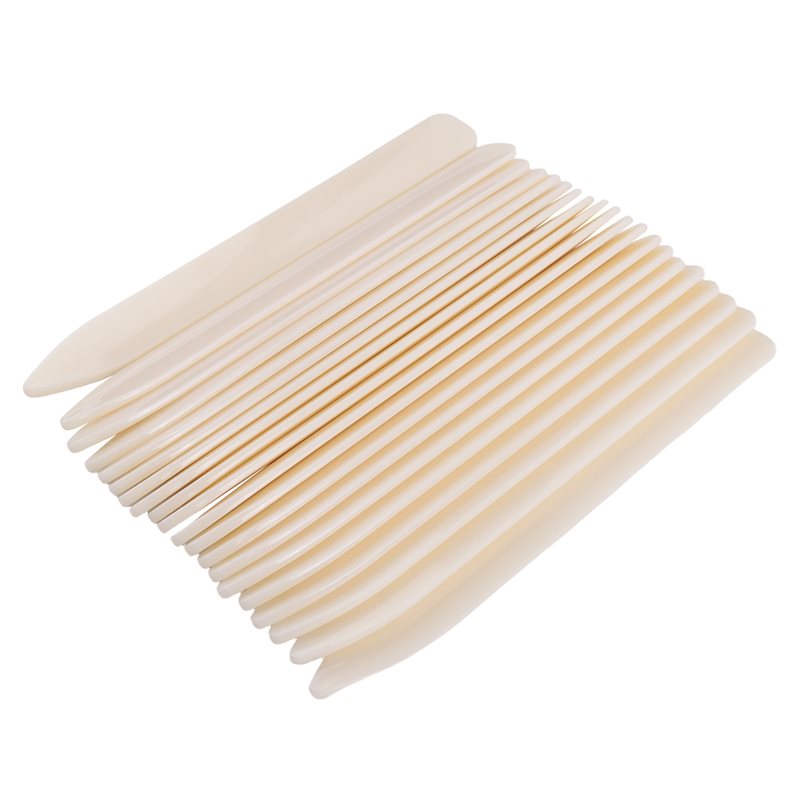 Bone Folder Tool - 20個入りボーンフォルダーツール、プラスチック製ボーンフォルダー、クラフト用折り目付け折り畳み折り曲げ紙工芸スクラップブッキングツール