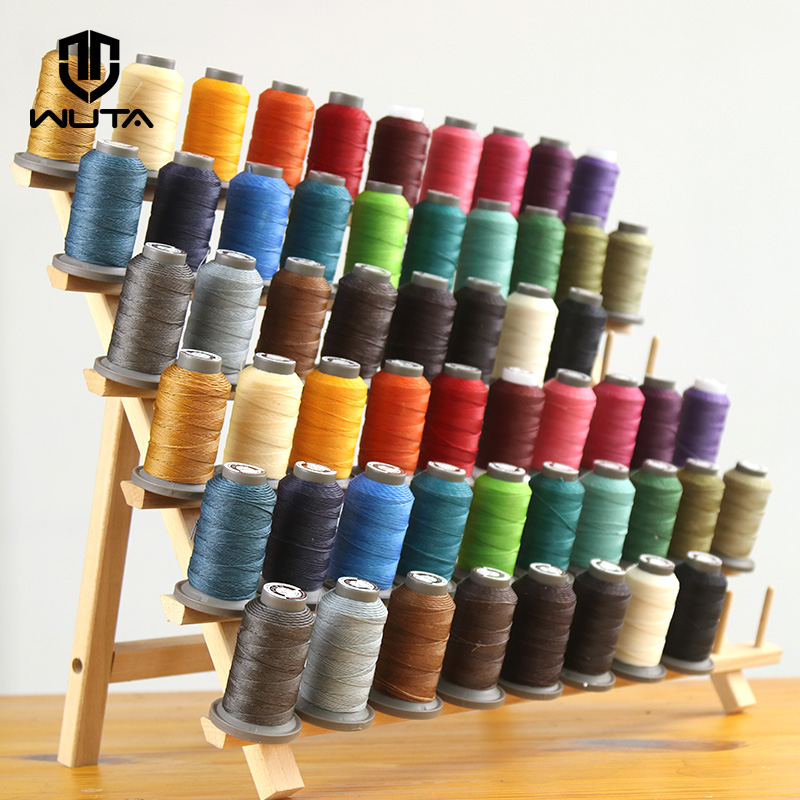 Leatherwork Projects - WUTA 1セット 20個入り レザークラフト糸 丸型ワックス糸 ポリエステル手縫い糸