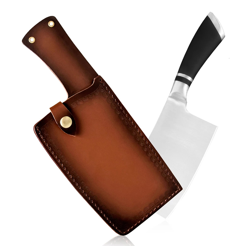 Leatherwork Roller - キッチンシェフ包丁チョッピングナイフシース革スライスブレードガード保護ケースカバーキャンプ狩猟旅行鞘ツール