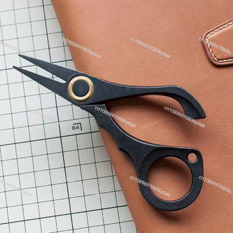 Leatherwork Needles - 高硬度ステンレス鋼製ニードルプラー、DIY手縫いピンセット、革工芸、衣類縫製作業用ツール
