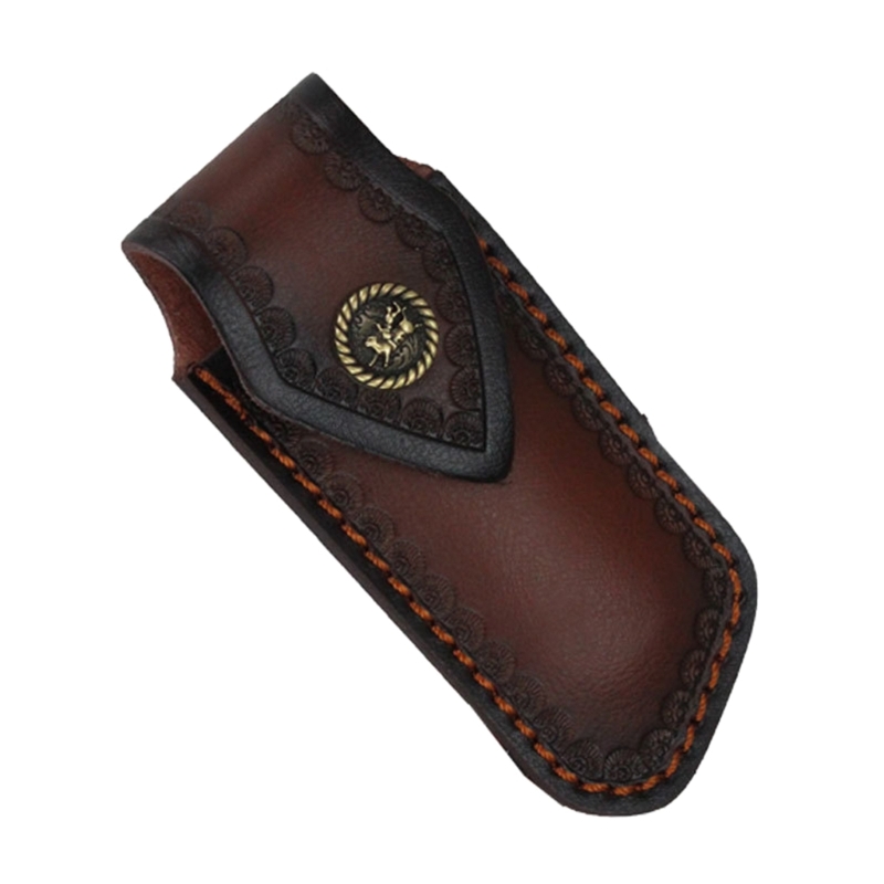 Leatherwork Roller - ポケットナイフ、小型折りたたみシース、ナイフカバー、ツールポーチ、ファッション用レザーシース