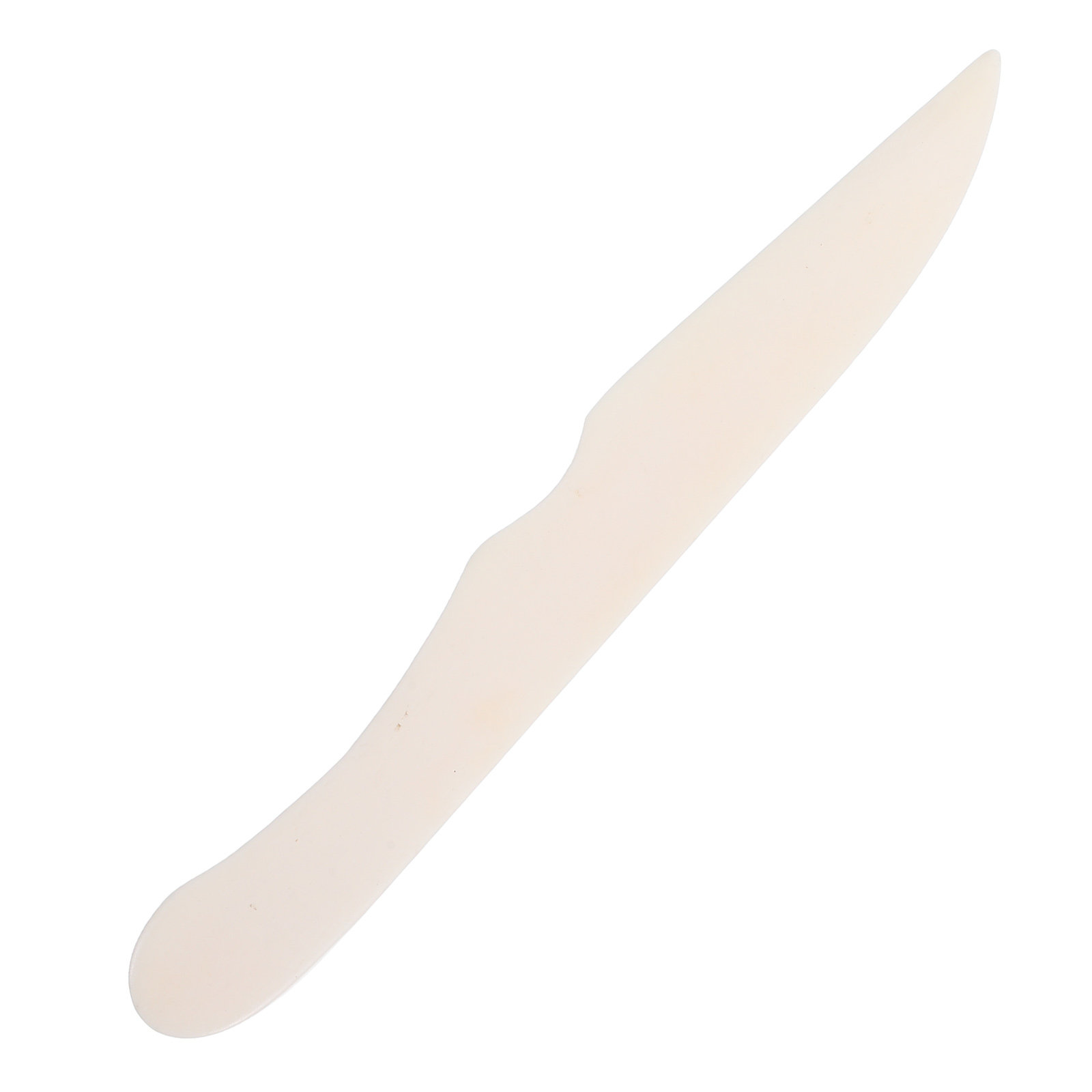 Bone Folder Tool - 牛骨フォルダー プレミアム手作り骨製フォルダーツール 紙工芸 スクラップブッキング 製本 スコアリング