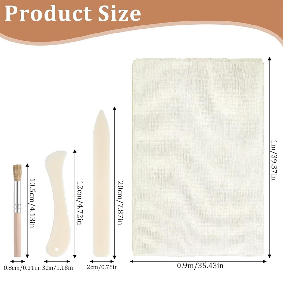 A95G 製本修理キット：35x39インチの布、骨製フォルダ - Bone Folder Tool のレビューと価格