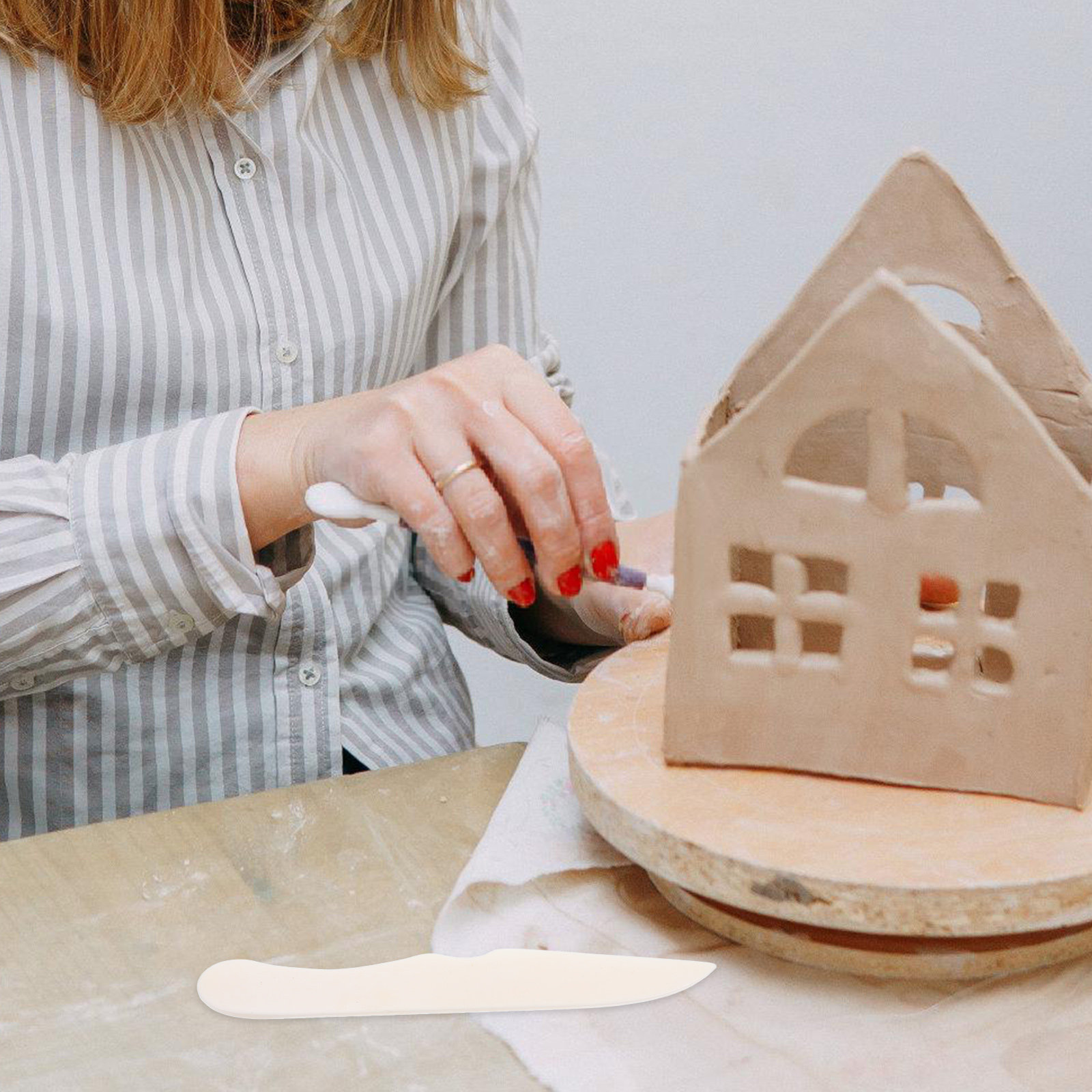 牛骨製フォルダー、紙工、スクラップブッキング、製本、手紙開封 - Bone Folder Tool のレビューと価格