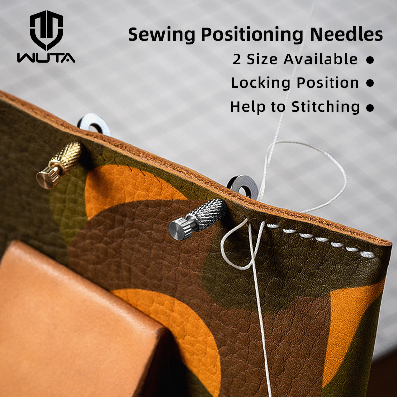 WUTA 2 個革縫合糸位置決め針手縫い位置特定ツールステッ - Leatherwork Needles のレビューと価格