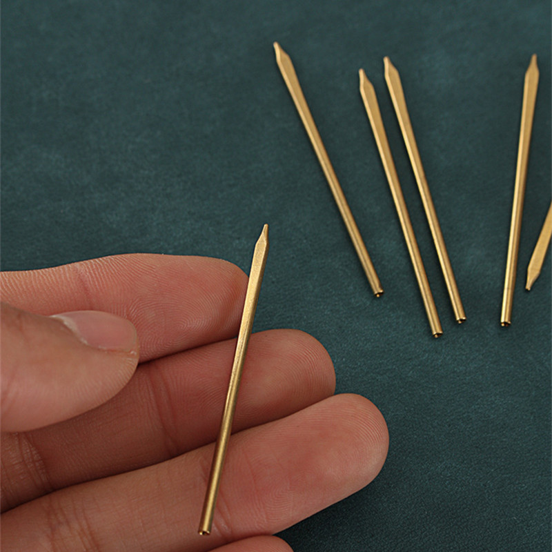 1PC DIY手作り革紐針真鍮平頭革糸針縫製工芸ツール革端縫 - Leatherwork Needles のレビューと価格