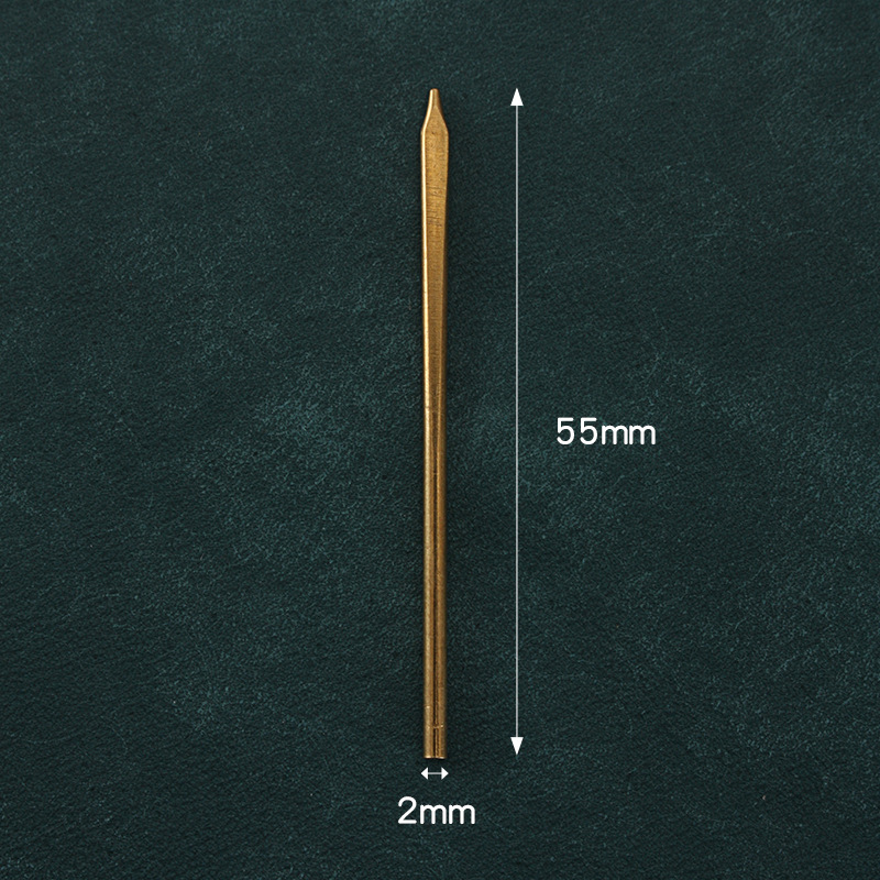 1PC DIY手作り革紐針真鍮平頭革糸針縫製工芸ツール革端縫 - Leatherwork Needles のレビューと価格