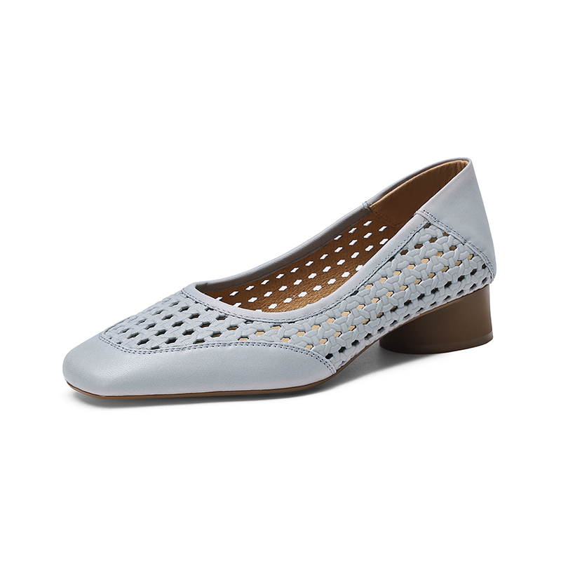 2026 新ファッション女性の夏のデザイン気質中空ハイヒール - Leather Work Heels のレビューと価格