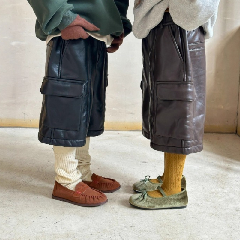 2026年冬新作 韓国子供用 ソフトで滑らかなベルベットレザ - Leather Work For Kids のレビューと価格