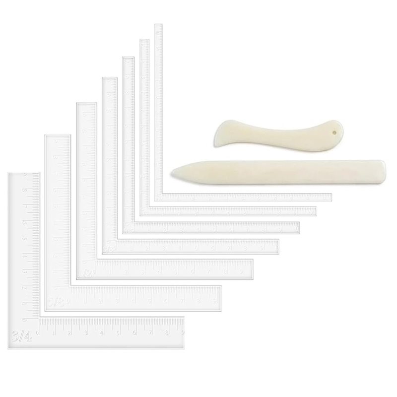 【感謝祭】ペーパークラフト用カード作成ガイド、ボーンフォルダ - Bone Folder Tool のレビューと価格