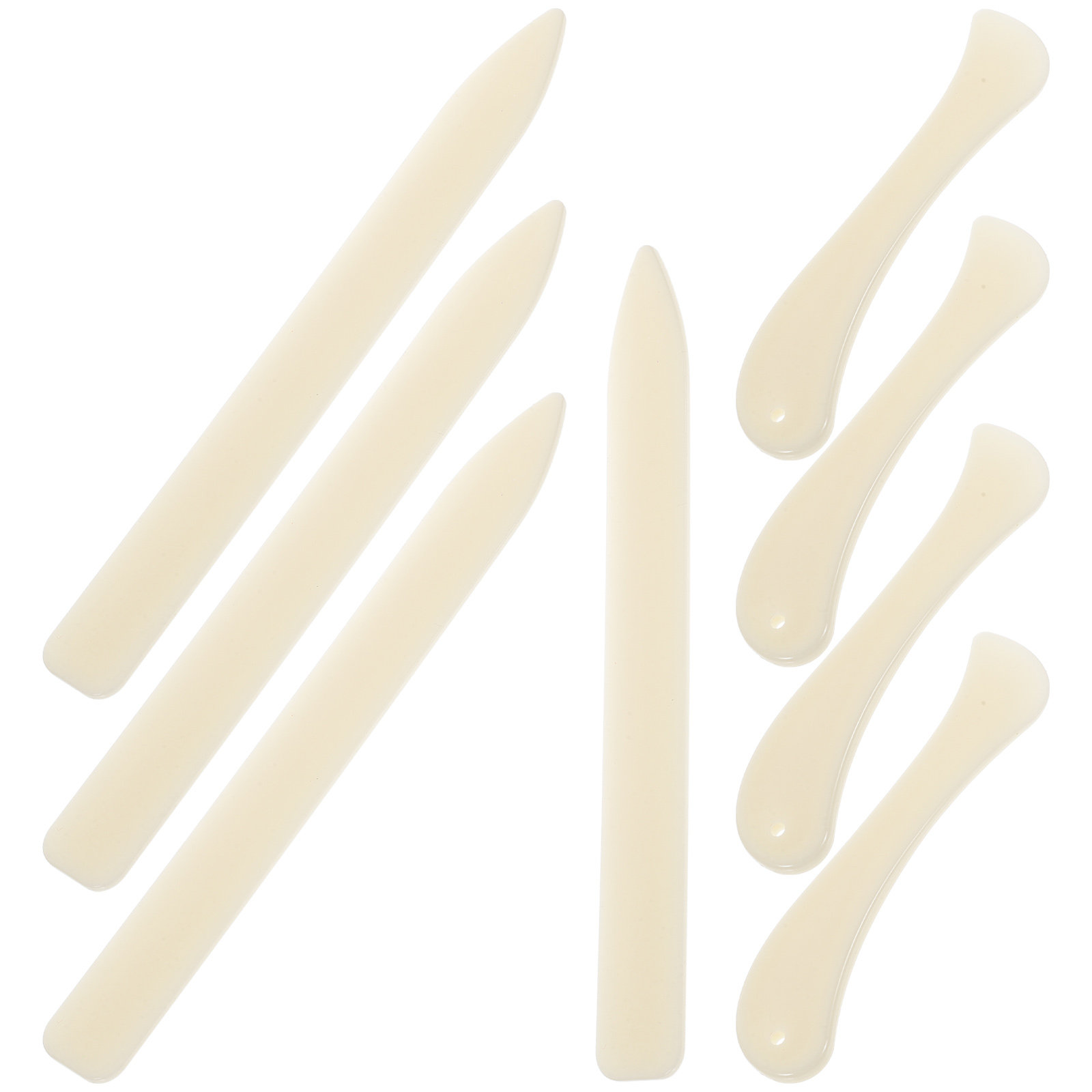 8個入り プラスチック製ボーンフォルダー 紙折りツール ボー - Bone Folder Tool のレビューと価格