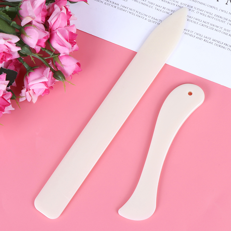 プラスチック製ボーンフォルダークラフトツール、レザースコアリ - Bone Folder Tool のレビューと価格