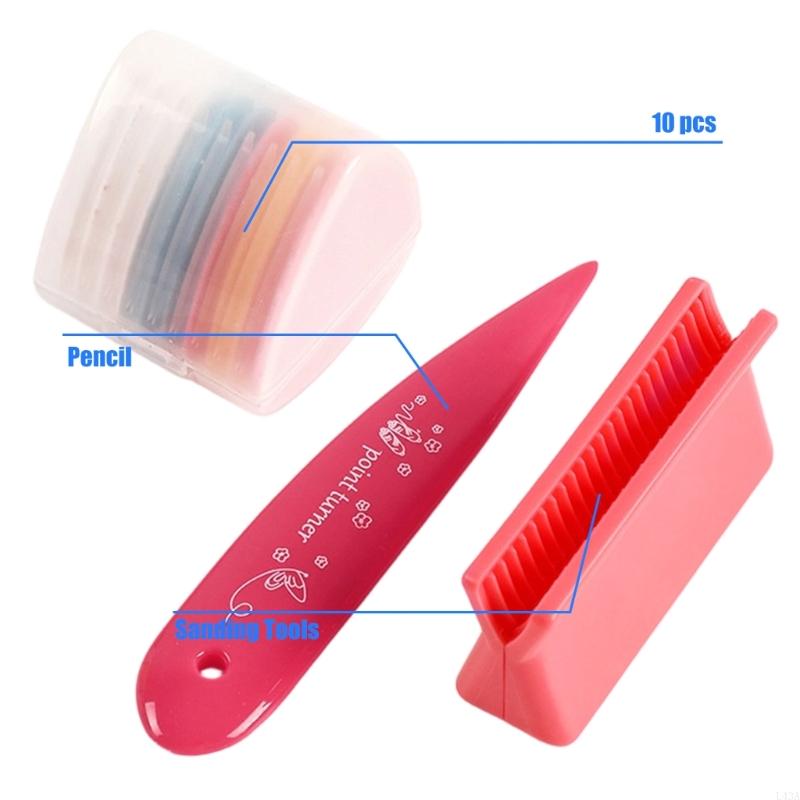 L43A 10 個カラーテーラーチョークセット、研磨ツールと - Bone Folder Tool のレビューと価格