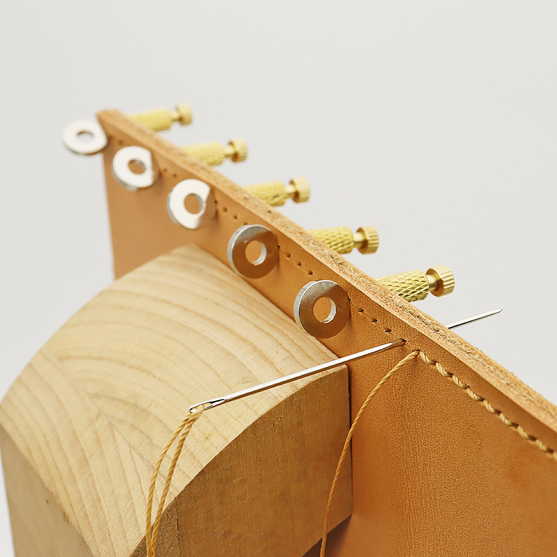 5 個の縫合糸位置決め針 DIY マニュアル革縫合糸クランプ - Leatherwork Projects のレビューと価格