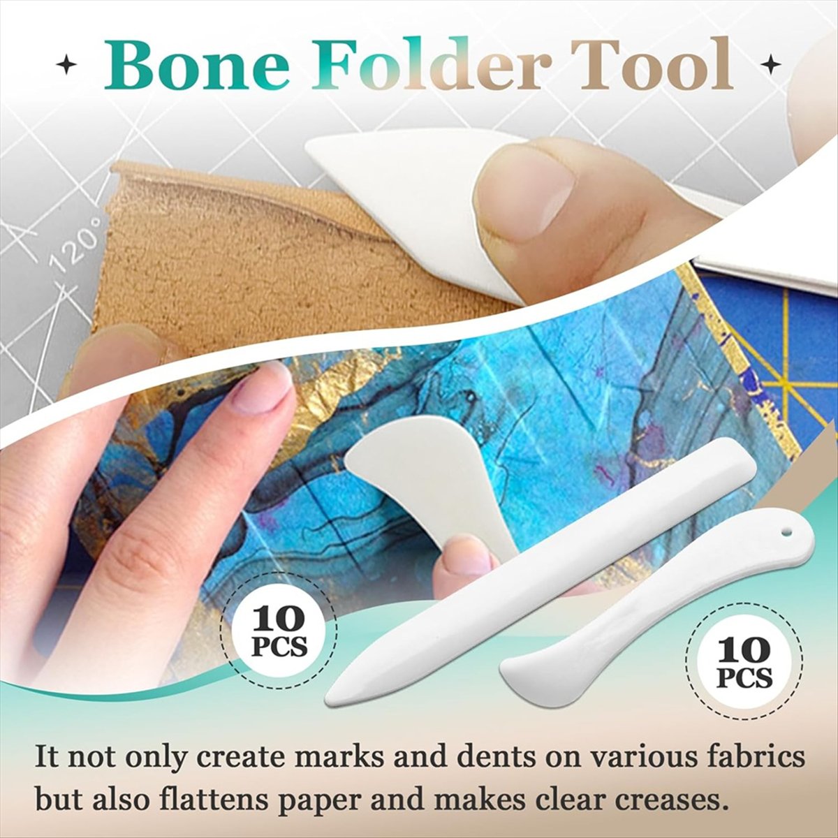 【ベストセラー】20個入りボーンフォルダーツール - カード - Bone Folder Tool のレビューと価格